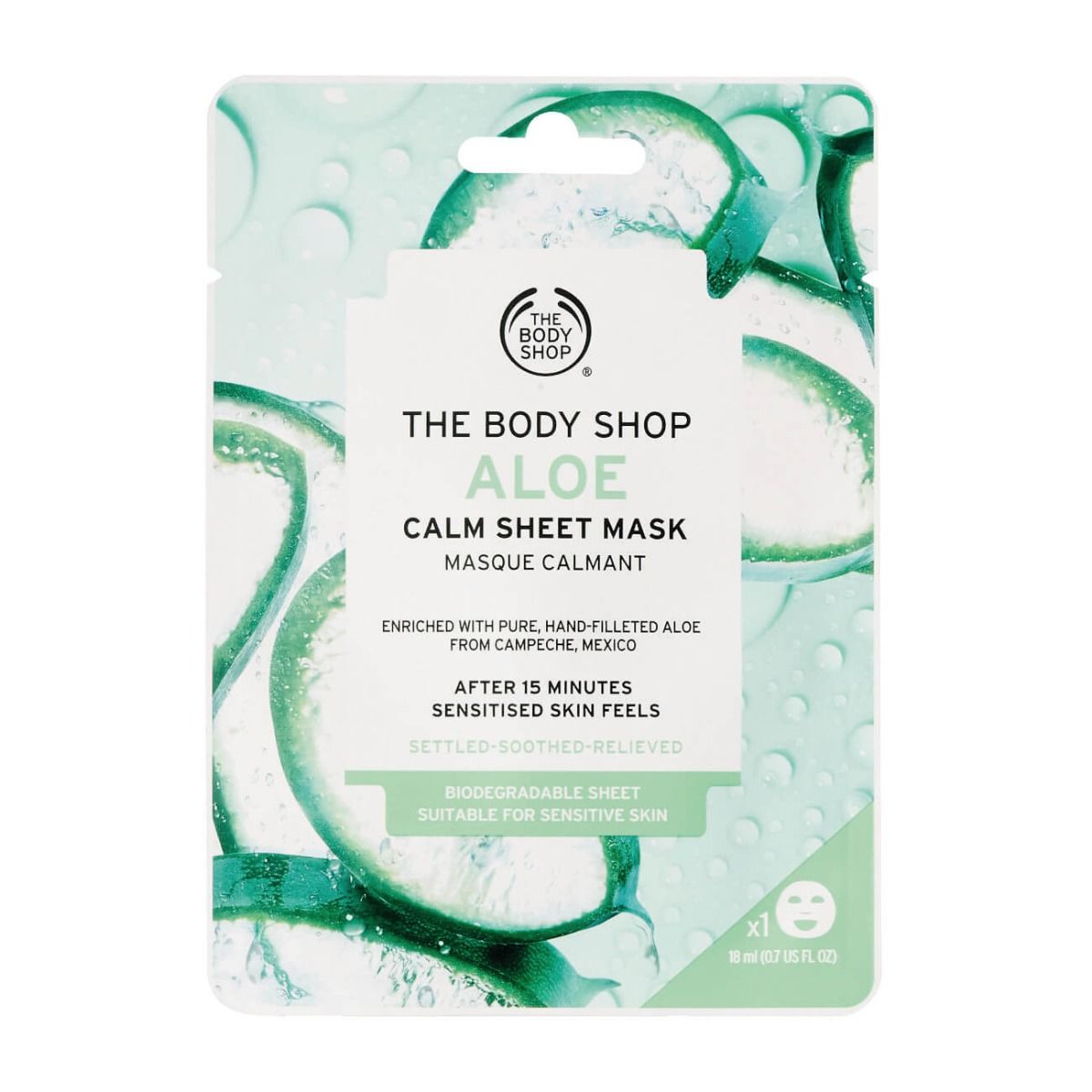 The Body Shop Aloe Calm Hydration Sheet Mask (18 ml x1) The Body Shop