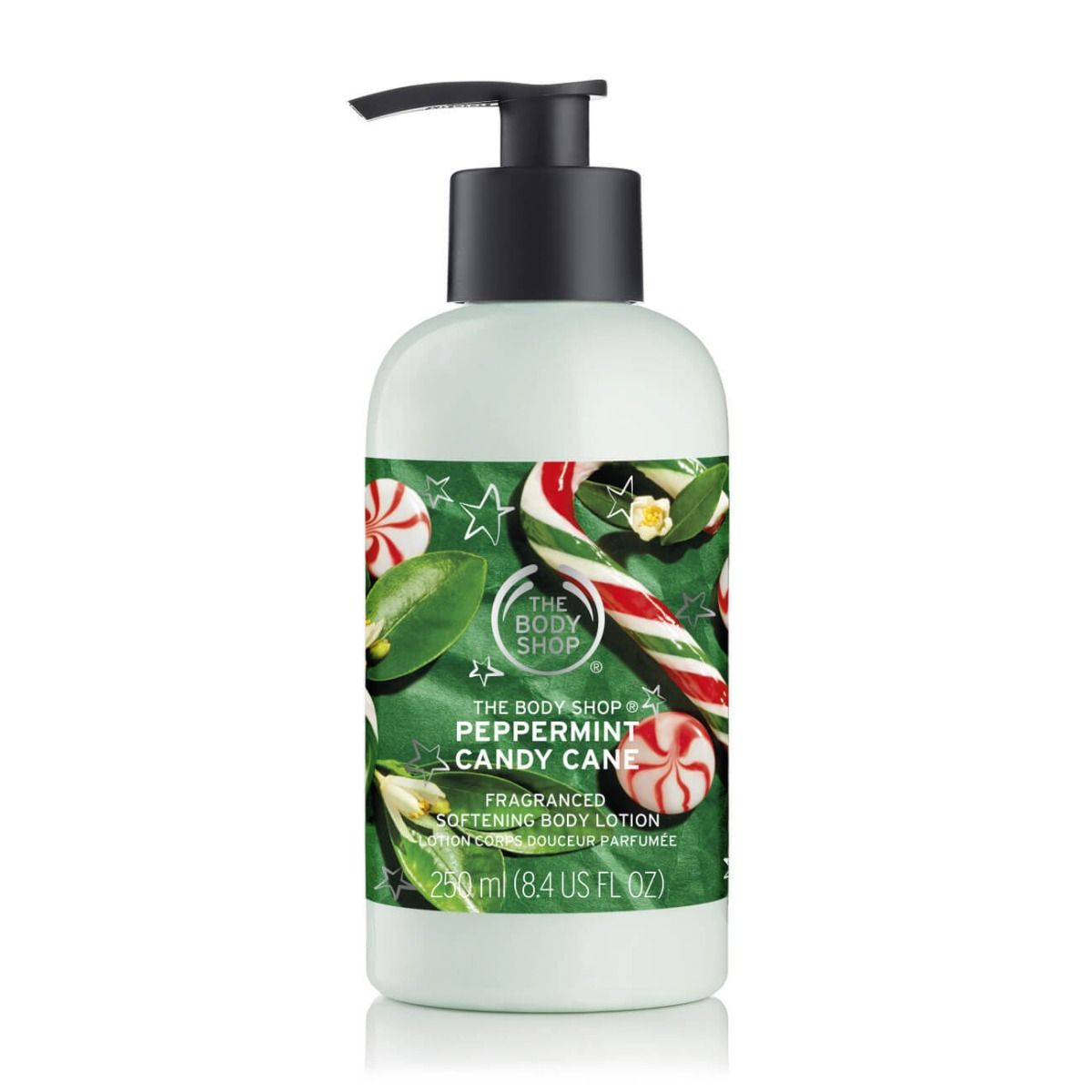 The Body Shop Pepermint Candy Cane Softening Body Lotion (250 ml) The Body Shop