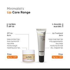 Minimalist L-Ascorbic Acid-08% Lip Treatment Balm (12g) Minimalist