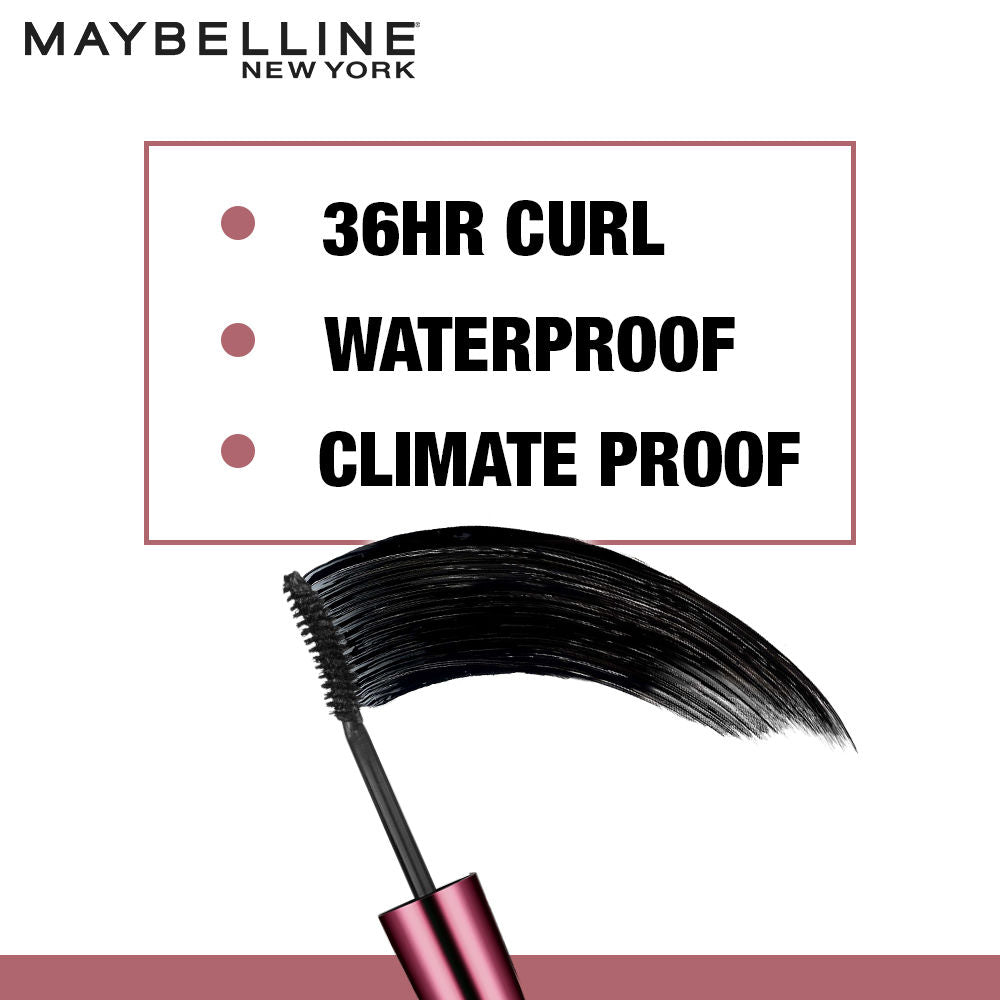 Maybelline New York Hyper Curl Mascara Waterproof Very Black (9.2 ml) Maybelline New York