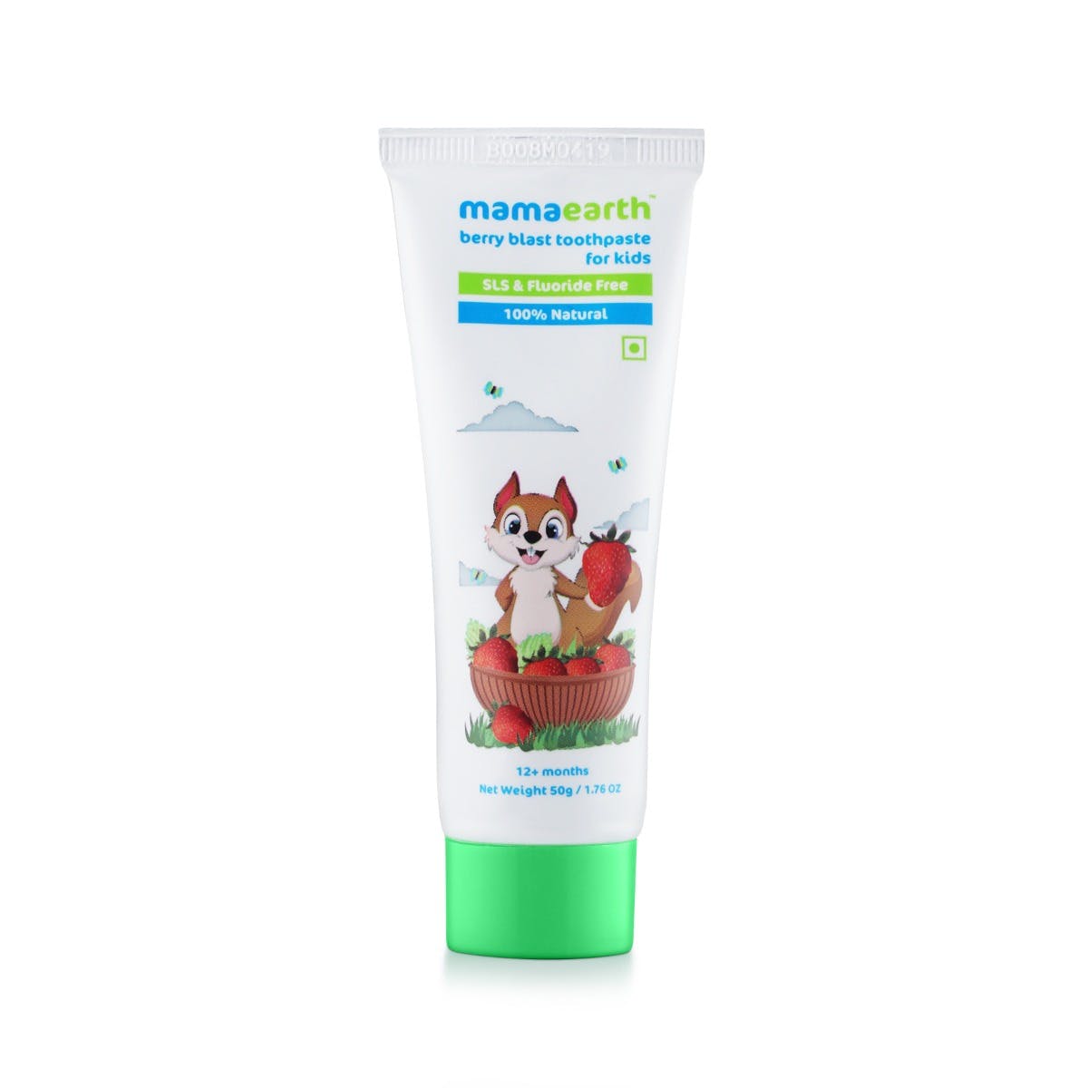 MamaEarth 100% Natural Berry Blast Toothpaste for Kids (50 g) MamaEarth Baby