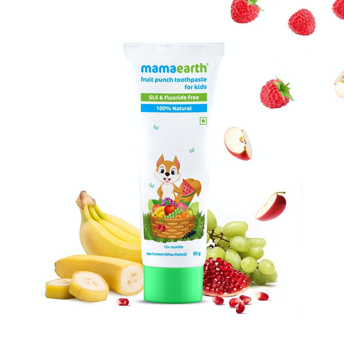 MamaEarth Baby Mamaearth Fruit Punch Toothpaste (50 g) MamaEarth Baby