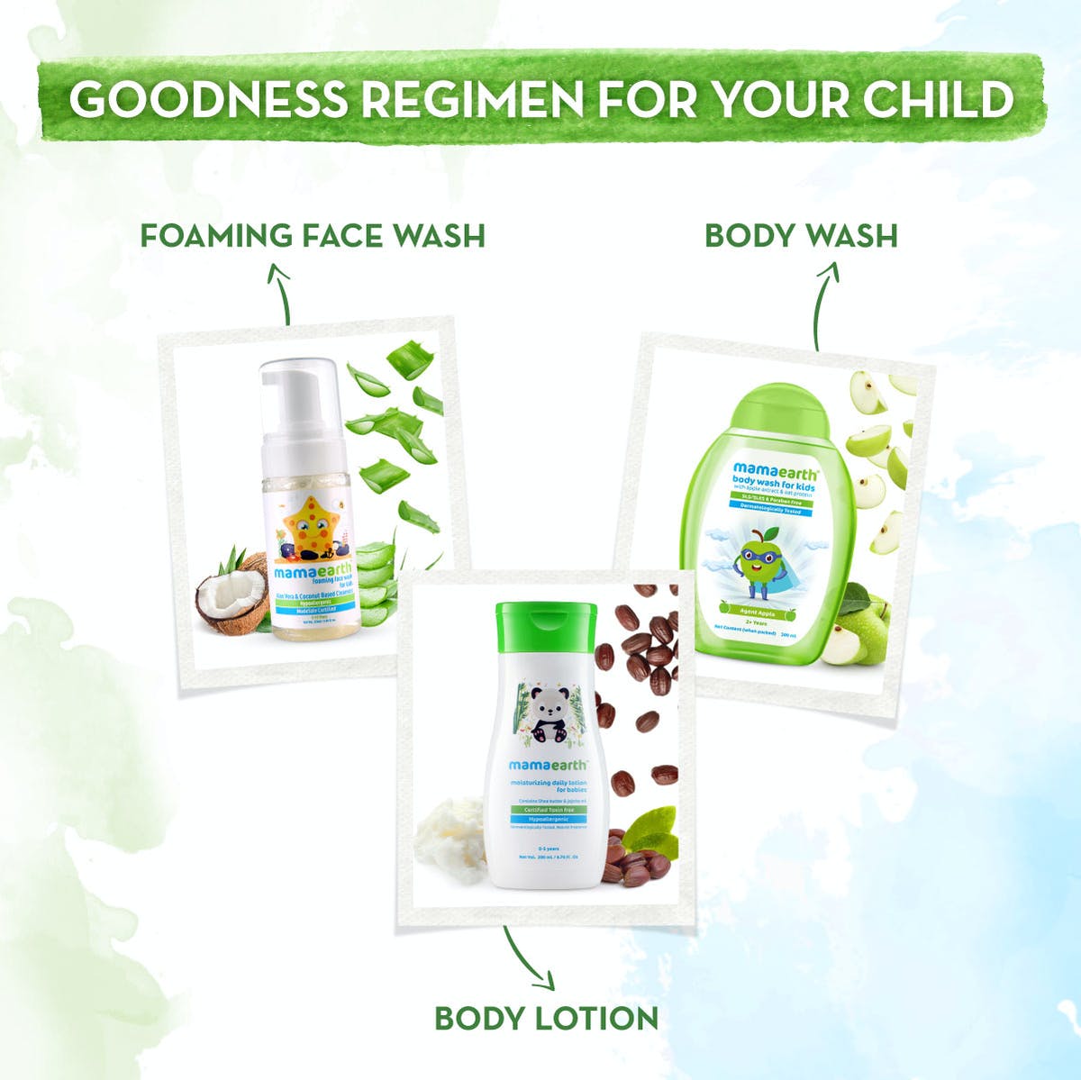 MamaEarth Agent Apple Body Wash for Kids (300 ml) MamaEarth Baby