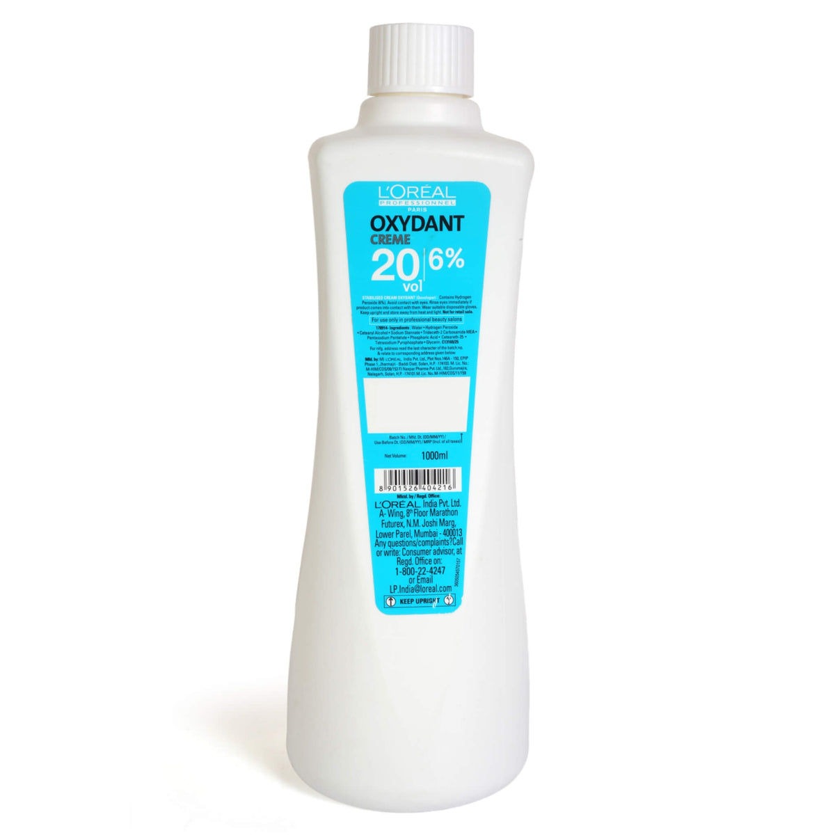 Oxydant Crème 20 Vol. 6% Developer - Loreal Professionnel (1000 ml) L'Oréal Professionnel