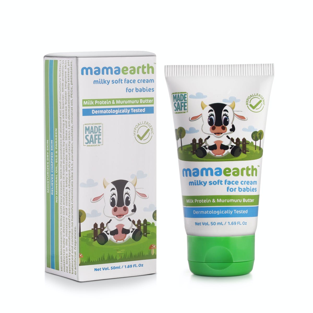 MamaEarth Baby Milky Soft Face Cream for Babies (60 g) MamaEarth Baby