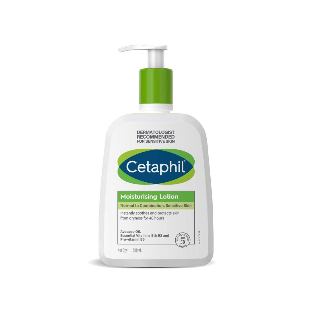 Cetaphil Moisturising Lotion Normal to Combination, Sensitive Skin (500 ml) Cetaphil