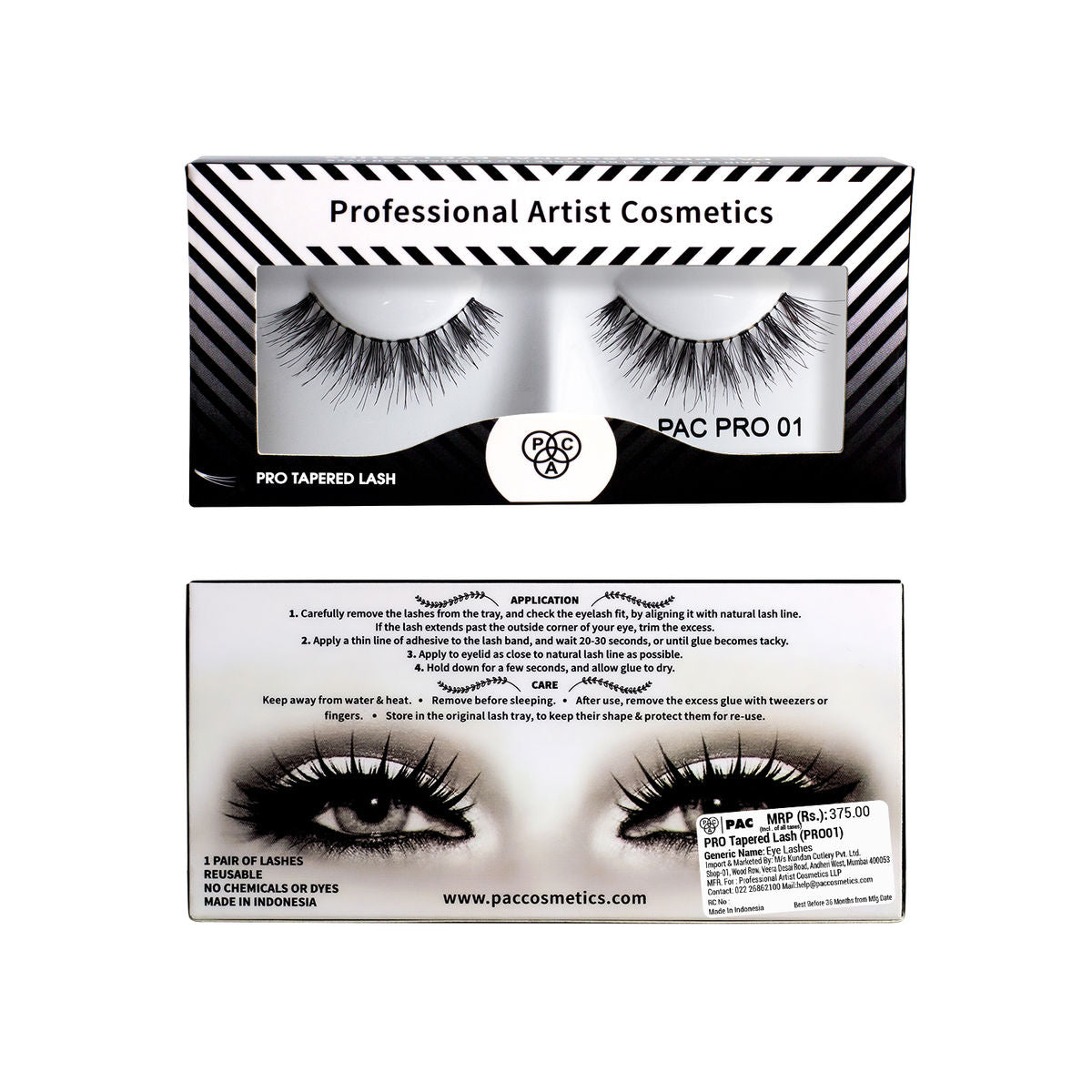 PAC PRO Tapered Lash (PRO01) PAC