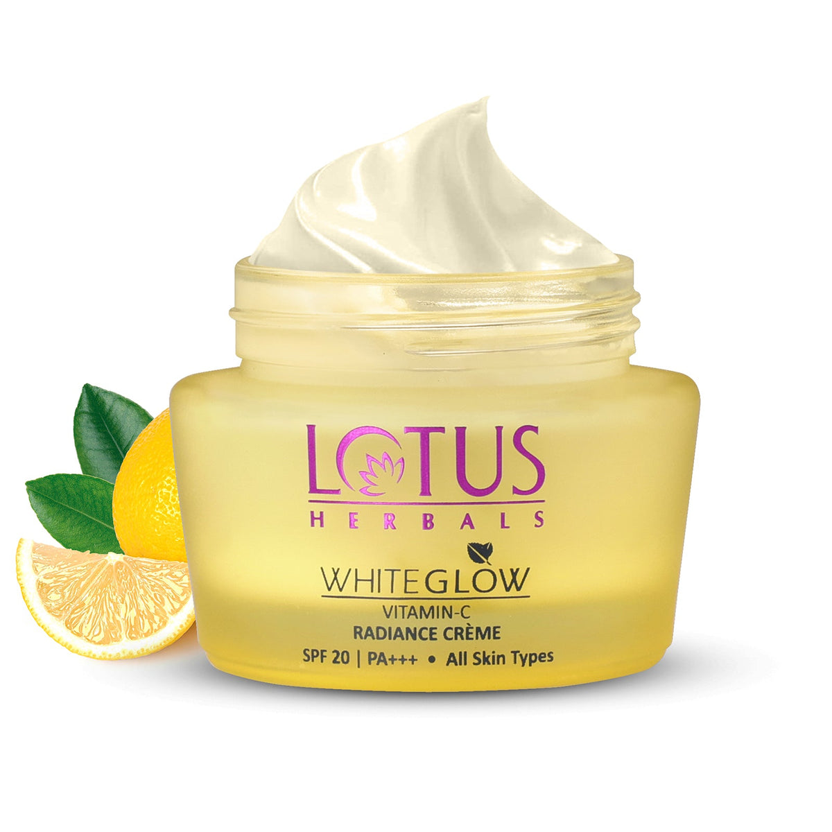 Lotus Herbals WhiteGlow Vitamin-C Radiance Creme SPF 20 I PA+++ (50 g) Lotus Herbals