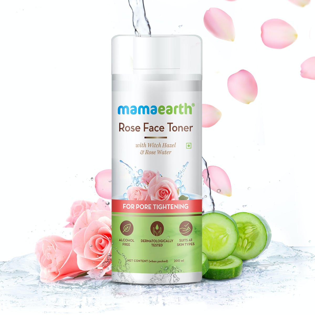 MamaEarth Rose Face Toner (200 ml) MamaEarth