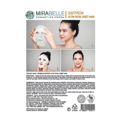Mirabelle Saffron Ultra Facial Sheet Mask (25 ml) Mirabelle