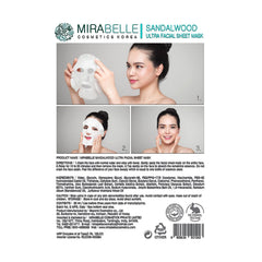Mirabelle Sandalwood Ultra Facial Sheet Mask (25 ml) Mirabelle