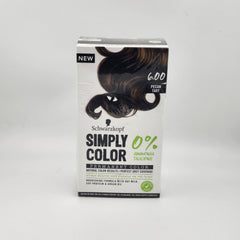 Schwarzkopf Simply Color 0% Ammonia Silicone Permanent Hair Colour 6.00 Pecan Tart (1n) Schwarzkopf