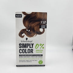 Schwarzkopf Simply Color 7.50 Almond Brown 0% Ammonia Silicone Permanent Hair Colour  (1n) Schwarzkopf