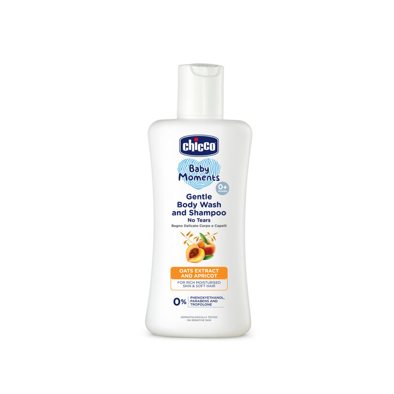 Chicco Baby Moments Gentle Body Wash And Shampoo (200 ml) Chicco