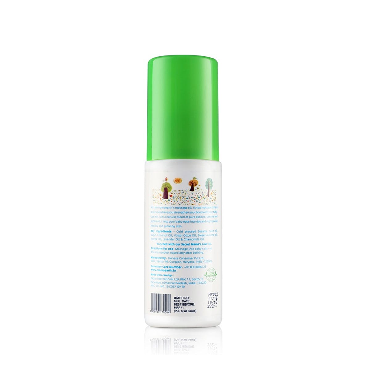 MamaEarth Baby Soothing Massage Oil (100 ml) MamaEarth Baby