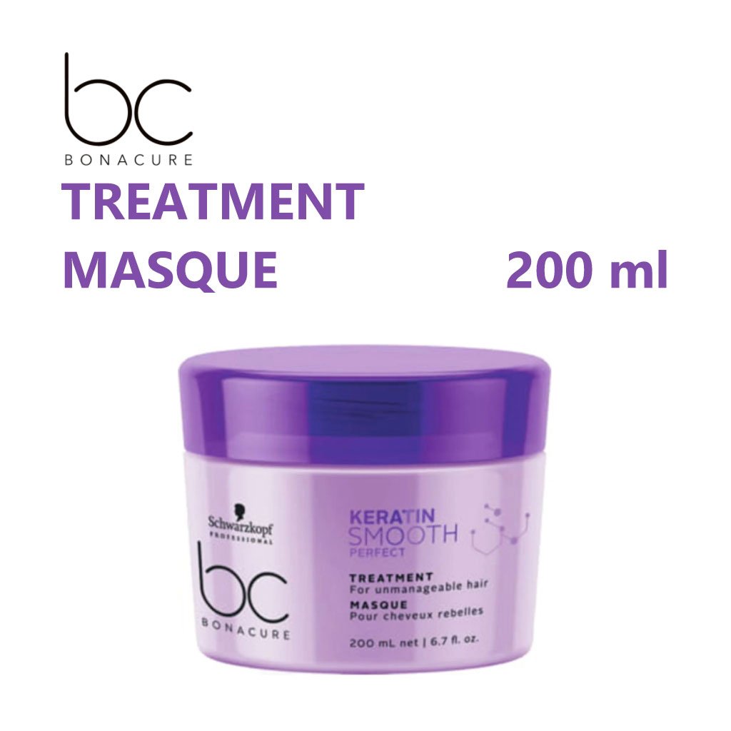 Schwarzkopf Professional BC BonaCure Keratin Smooth Perfect Treatment, Masque (200 ml) Schwarzkopf Professional