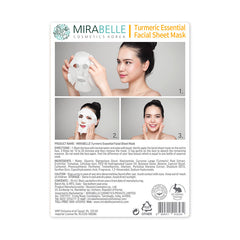 Mirabelle Turmeric Essential Facial Sheet Mask (25 ml) Mirabelle
