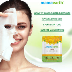MamaEarth Ubtan Bamboo Sheet Mask (25 g) MamaEarth