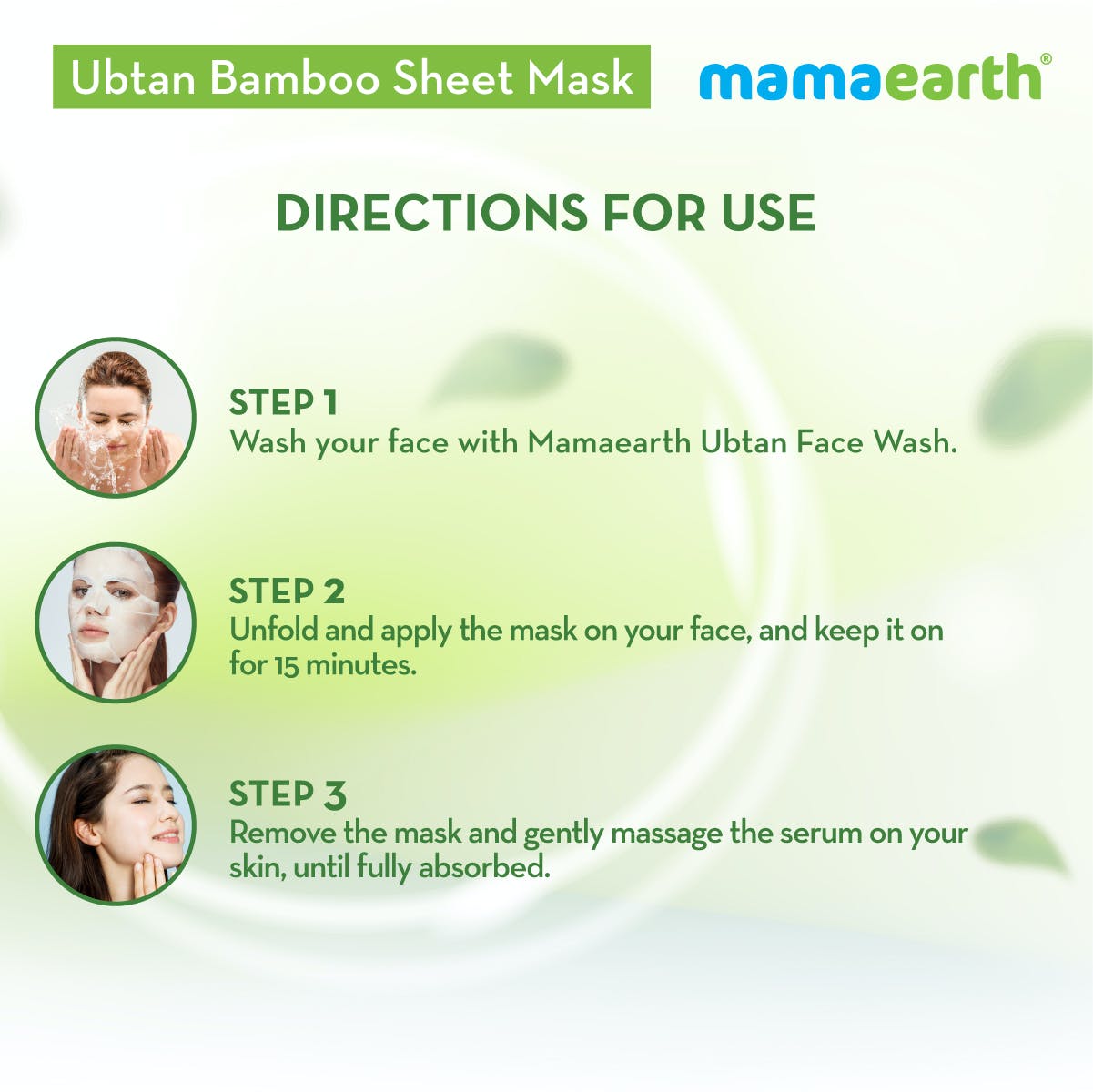 MamaEarth Ubtan Bamboo Sheet Mask (25 g) MamaEarth