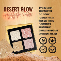 Daily Life Forever52 Desert Glow 4 Color Highlighter Palette Daily Life Forever52