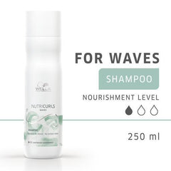Wella Professionals NutriCurls Shampoo for Waves (No Sulphate Added) (150 ml) Wella Professionals