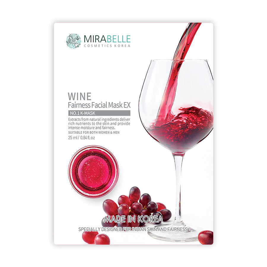 Mirabelle Wine Fairness EX Facial Mask (25 ml) Mirabelle