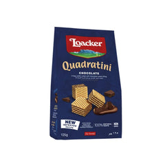 Loacker Quadratini Chocolate (Buy 2 Get 1 Free) (125gm X 3 ) Loacker