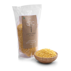 Conscious Food Yellow Lentil (Yellow Mung Dal) - Organic (500 g) Conscious Food